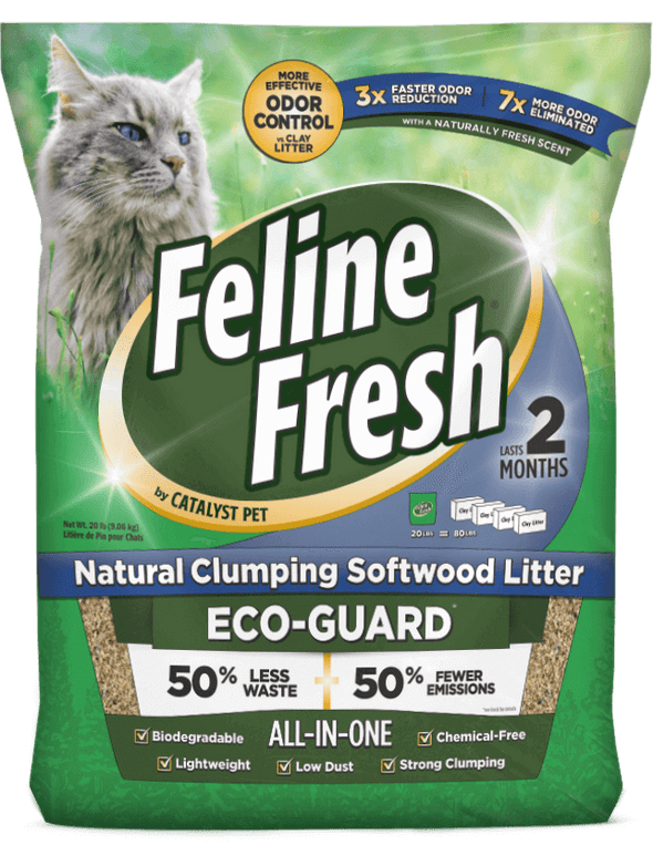 Feline Fresh Scoopable Clumping Pine Litter