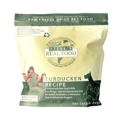 Steve's Real Food Freeze-Dried Raw Turducken Diet for Dogs & Cats