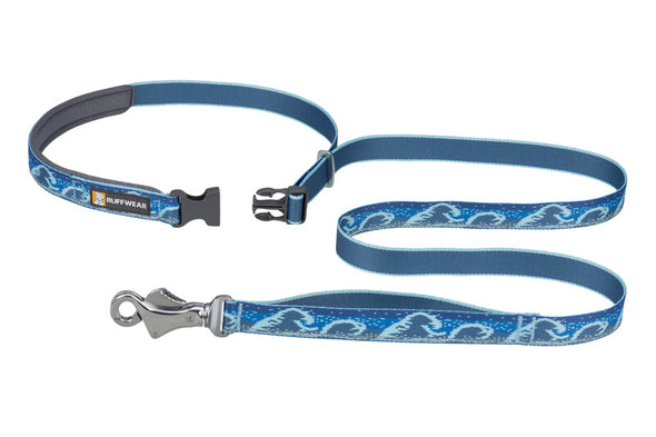 Ruffwear Crag Dog Leash in Midnight Wave