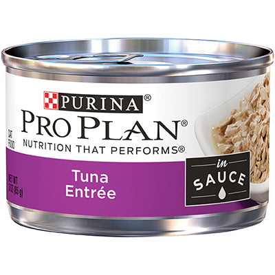 Purina Pro Plan Adult Tuna Entree in Sauce Canned Cat Food