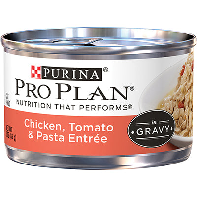 Purina Pro Plan Chicken, Tomato & Pasta Entrée in Gravy Canned Cat Food