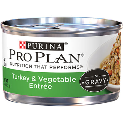 Purina Pro Plan Turkey & Vegetable Entrée in Gravy