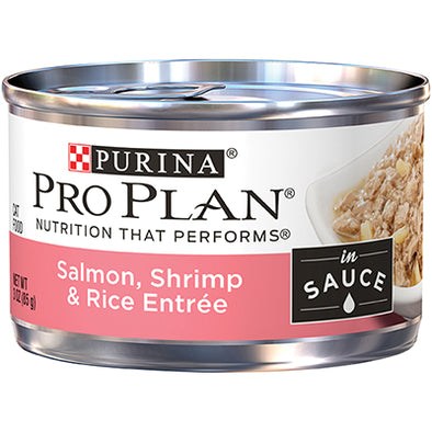 Purina Pro Plan Salmon, Shrimp & Rice Entrée in Sauce
