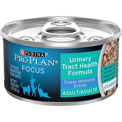 Purina Pro Plan Adult Urinary Tract Health Formula Ocean Whitefish Entrée Canned Cat Food