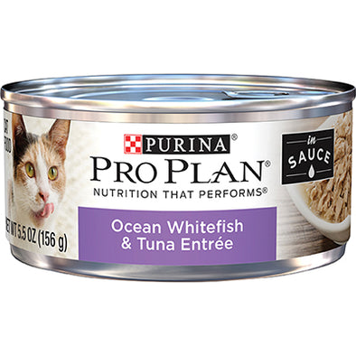 Purina Pro Plan Ocean Whitefish & Tuna Entrée in Sauce