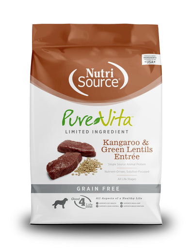 PureVita Grain Free Kangaroo & Green Lentils Entree for Dogs