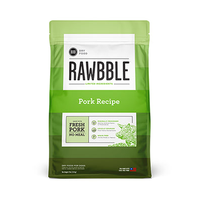 Bixbi Rawbble Grain-Free Pork Recipe Dry Dog Food