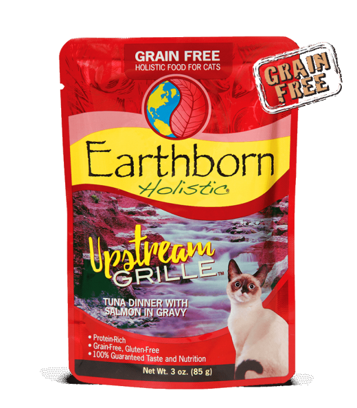 Earthborn Holistic Upstream Grille Tuna Dinner with Salmon in Gravy Cat Food