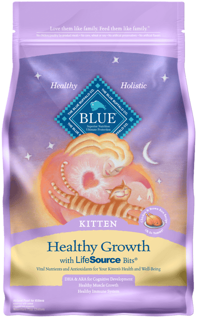Blue Buffalo Healthy Growth Natural Chicken Brown Rice Kitten Dry Ca
