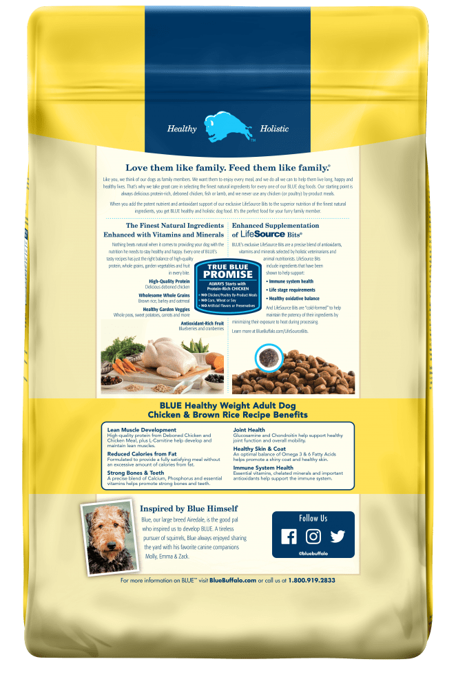 Blue buffalo puppy food cheap calories