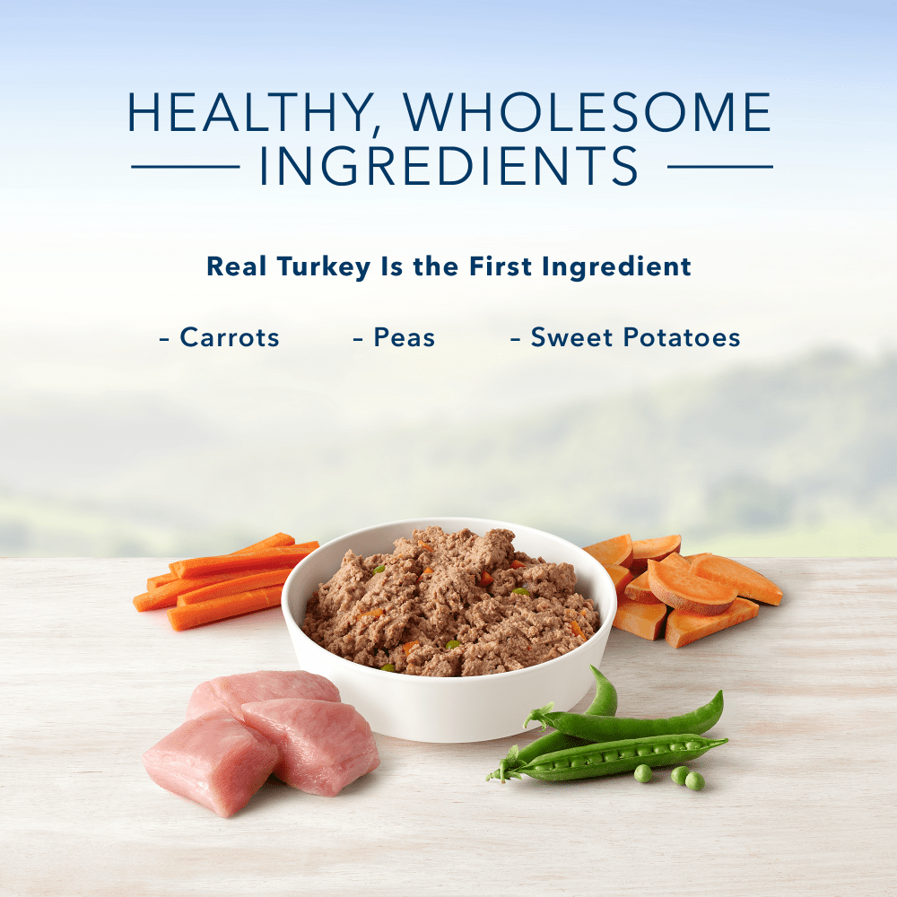 Blue Buffalo Homestyle Recipe Turkey Meatloaf Dinner With Carrots And