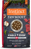 Instinct Raw Boost Grain Free Recipe with Real Beef Natural Freeze-Dried Raw + Kibble Dry Dog Food