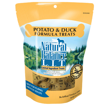 Natural Balance Limited Ingredient Treats Potato and Duck Dog T