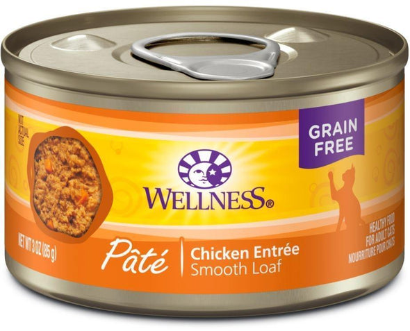 Wellness Complete Health Natural Grain Free Chicken Pate Single Wet Canned Cat Food