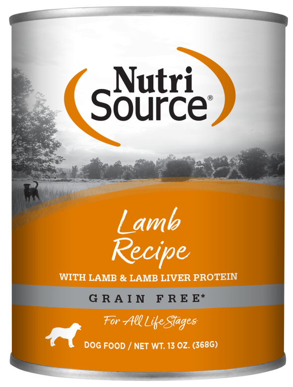 NutriSource Grain Free Lamb Formula for Dogs