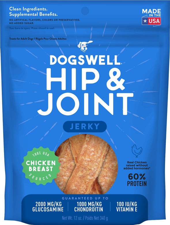 Dogswell Hip & Joint Chicken Jerky Dog Treats