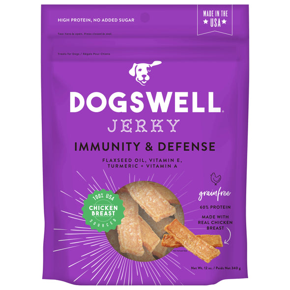 Dogswell Immunity & Defense Chicken Jerky Dog Treats