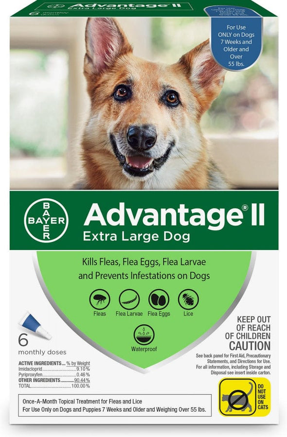 Bayer Advantage II Flea & Lice Preventative for Dogs