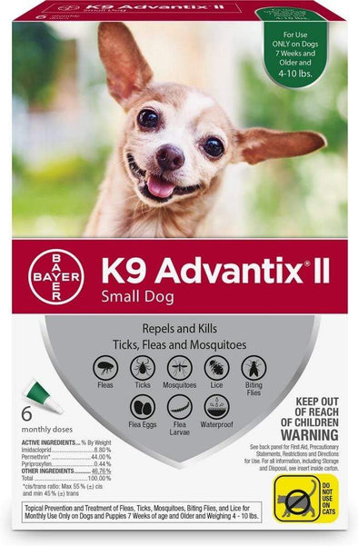 Bayer K9 Advantix II for Small Dogs