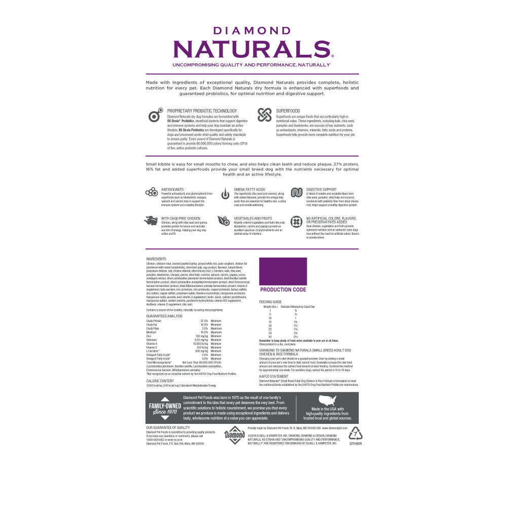 Diamond naturals rating clearance