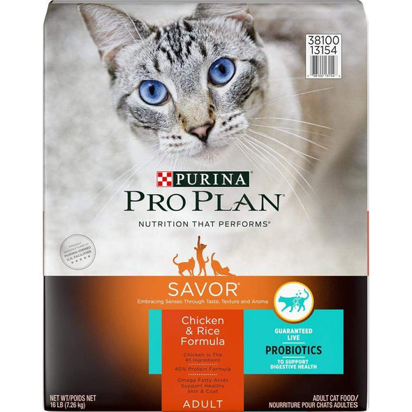 Purina Pro Plan Savor Chicken Rice Formula Dry Cat Food
