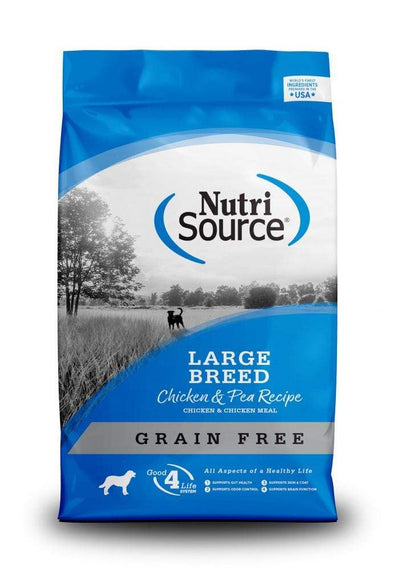 NutriSource Grain Free Large Breed Chicken & Pea Dry Dog Food
