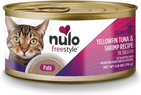 Nulo Freestyle Cat & Kitten Yellowfin Tuna & Shrimp Pate Recipe Wet Cat Food