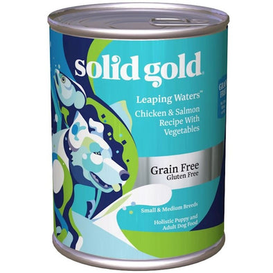 Solid Gold Leaping Waters Grain Free Chicken & Salmon With Vegetables Canned Dog Food