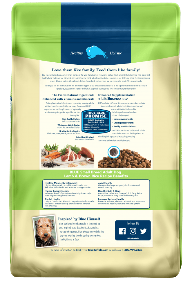 Blue buffalo puppy clearance lamb