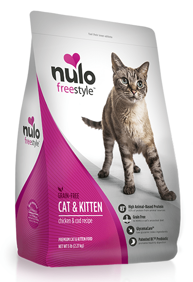 Nulo FreeStyle Cat and Kitten Grain Free Chicken and Cod Recipe Dry Ca