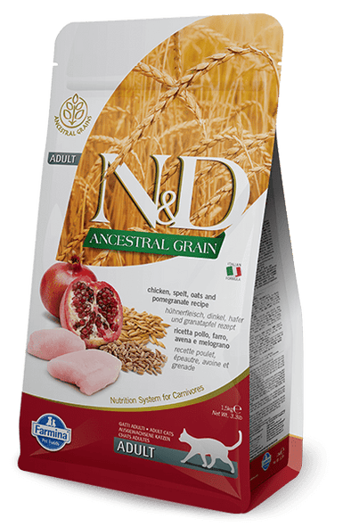 N&d dry cat clearance food