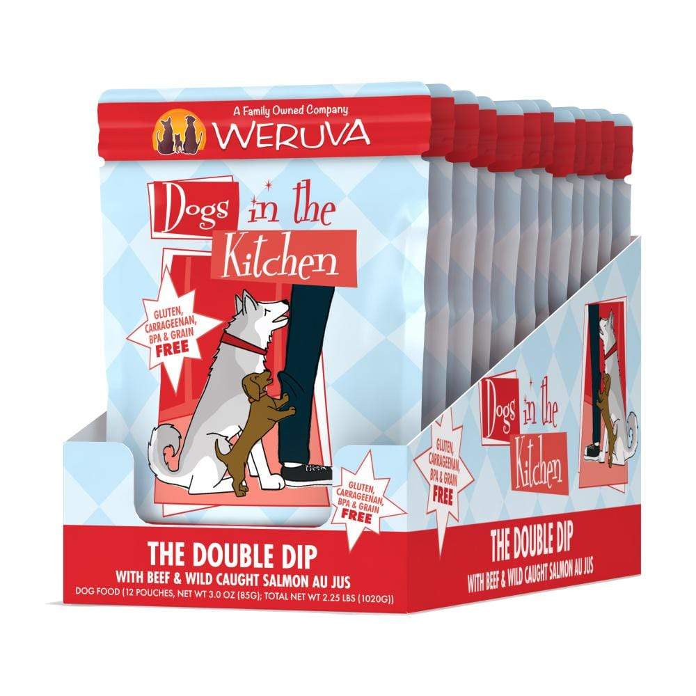 Weruva Dogs in the Kitchen The Double Dip Grain Free Beef Salmon Dog