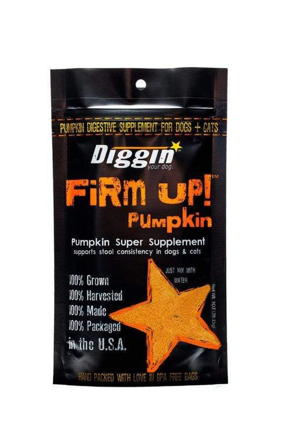 Diggin Your Dog Firm Up Pumpkin Digestive Supplement for Dogs
