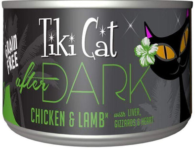 Tiki Cat After Dark Grain Free Chicken and Lamb Canned Cat Food