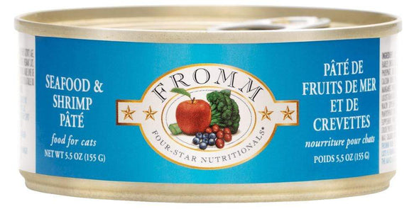 Fromm Four Star Seafood & Shrimp Pate Canned Cat Food