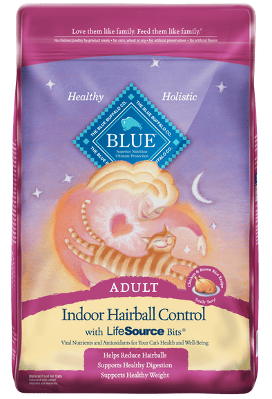 Blue Buffalo Indoor Hairball Control Chicken & Brown Rice Recipe Dry Cat Food