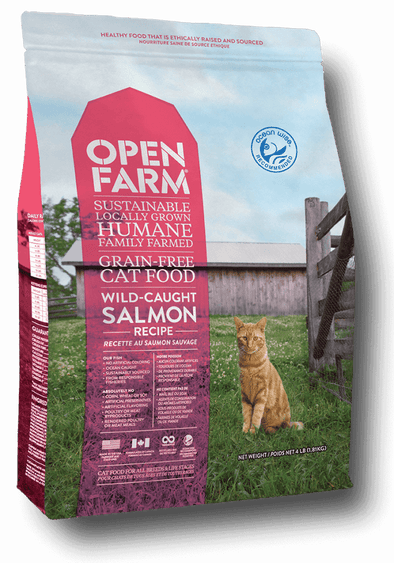 Open Farm Grain Free Wild Caught Salmon Recipe Dry Cat Food