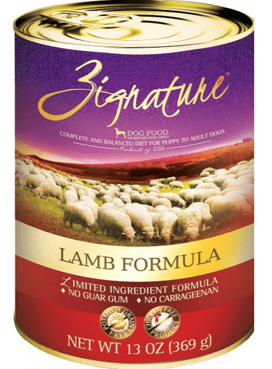 Zignature Special Diet Limited Ingredient Diet Grain Free Lamb Recipe