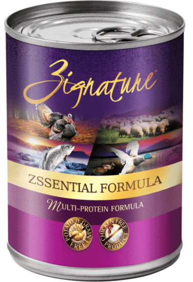 Zignature Grain Free Zssential Multi-Protein Recipe Single Canned Dog Food