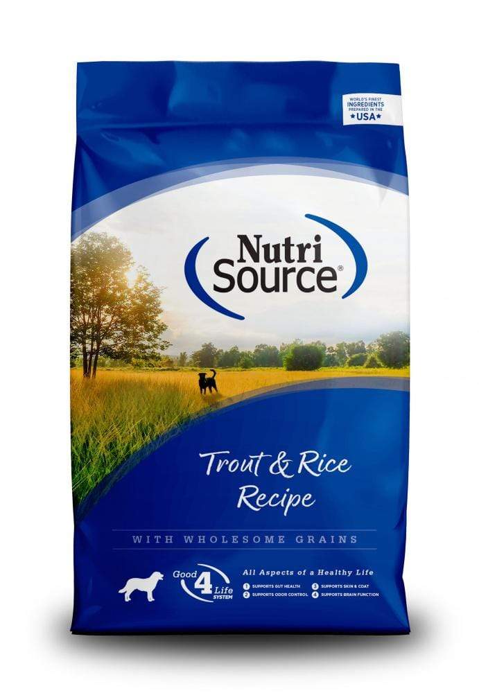 NutriSource Trout Brown Rice Recipe Dry Dog Food