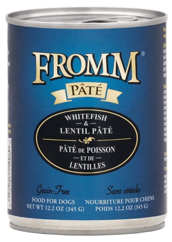 Fromm Grain Free Whitefish Lentil Pate Canned Dog Food