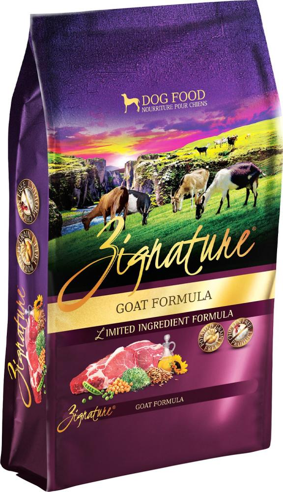 Zignature goat 2025 dog food