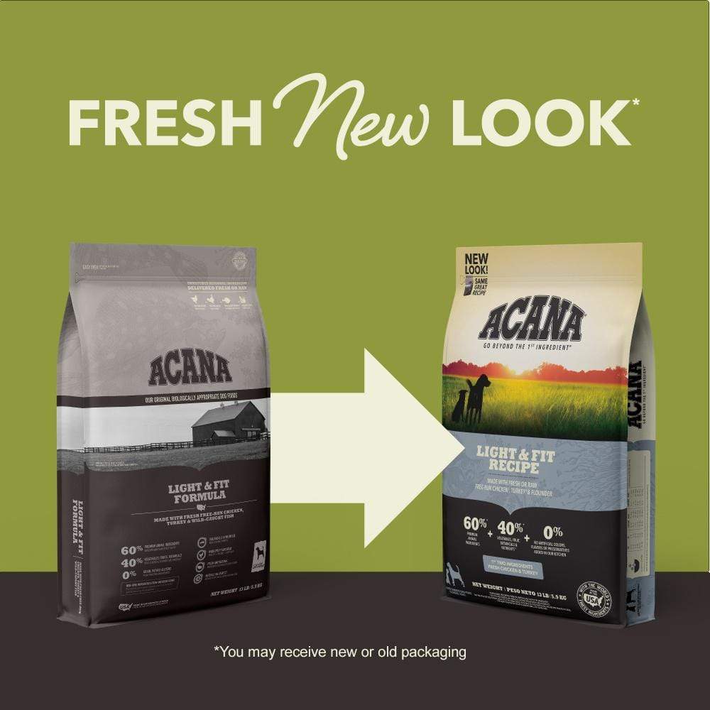 ACANA Light Fit Formula Grain Free Dry Dog Food