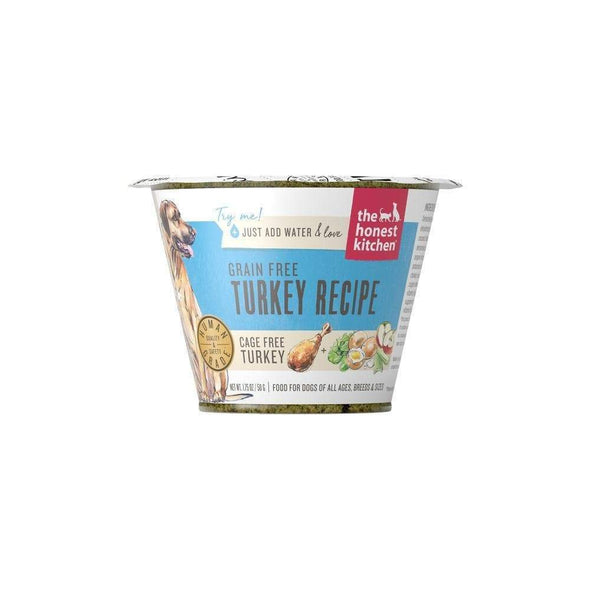 The Honest Kitchen Grain Free Turkey Recipe Dehydrated Dog Food Single Cups