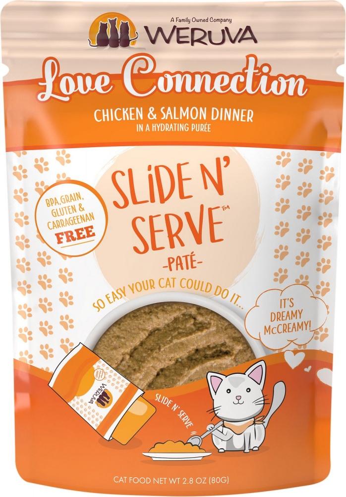 Weruva Slide N Serve Grain Free Love Connection Chicken Salmon Dinn