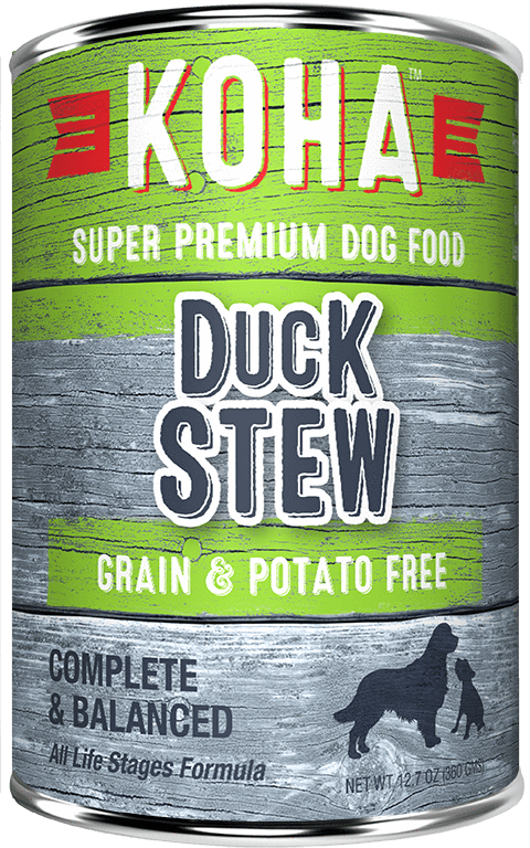 KOHA Grain & Potato Free Duck Stew Single Canned Dog Food