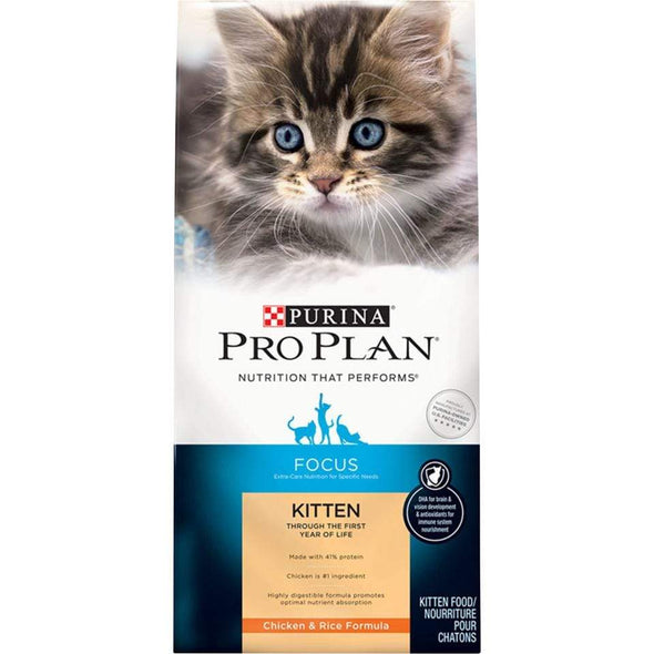 Purina Pro Plan Focus Chicken Rice Formula Kitten Dry Cat Food