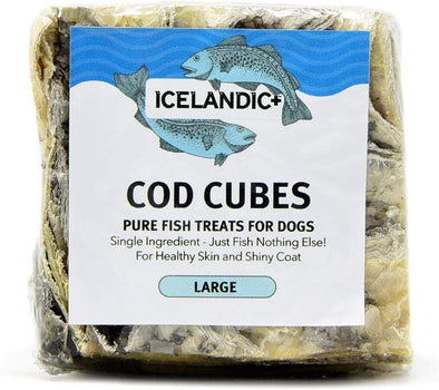 Icelandic+ Cod Skin Large Cube Dog Treat