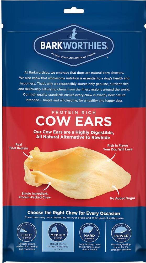 Barkworthies Cow Ears Dog Chews