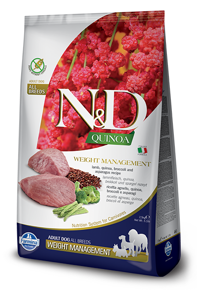 Farmina Pet Foods Adult Weight Management Lamb Quinoa & Broccoli Formula Dry Dog Food